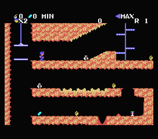 Spelunker screenshot 2 for MSX
